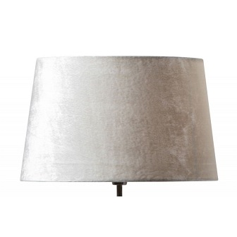 Aksamitny abażur Lola złamana biel 42cm